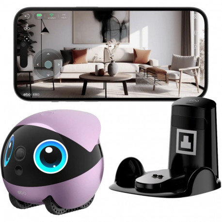 Enabot EBO Air 2 Plus Companion Robot 3K Camera pink