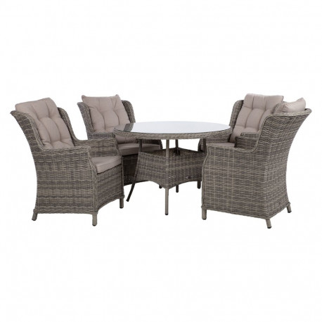 Garden furniture set TRENTO table and 4 chairs