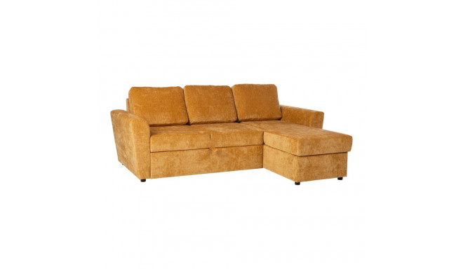 Corner sofa bed INGA yellow
