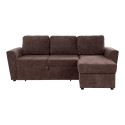 Corner sofa bed INGA brown
