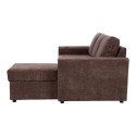 Corner sofa bed INGA brown
