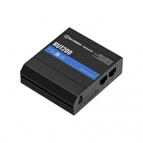 Teltonika LTE Cat 4 Router | RUT200 | 802.11n | 10/100 Mbit/s | Ethernet LAN (RJ-45) ports 2 | Mesh 