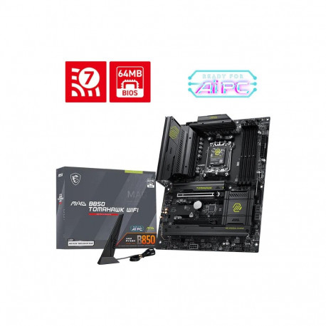MAG B850 TOMAHAWK WIFI AM5 4DDR5 ATX emaplaat