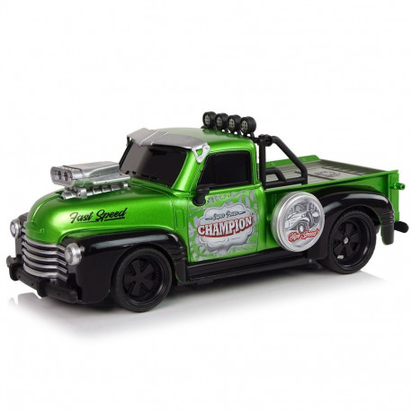Auto Zdalnie Sterowane 1:18 Zielone Pick-up