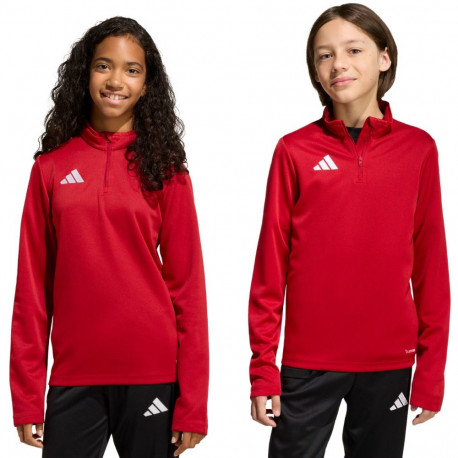 Bluza dla dzieci adidas Entrada 26 Training Top czerwona JZ6636 116cm