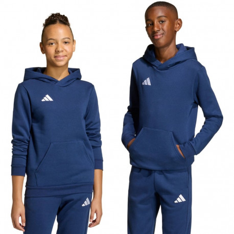 Adidas laste pusa Entrada 26 Hoody JZ6567 140cm, tumesinine