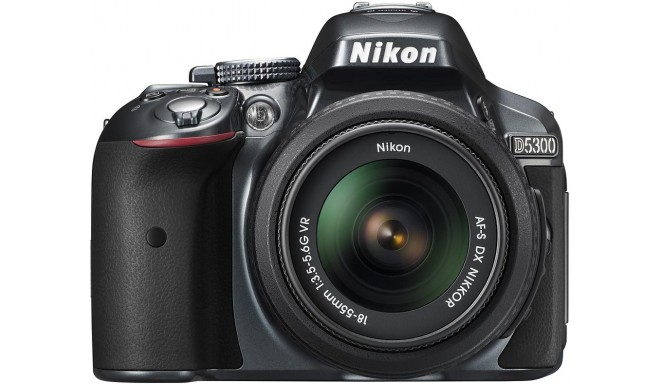 Nikon D5300 + 18-55mm VR Kit, grey