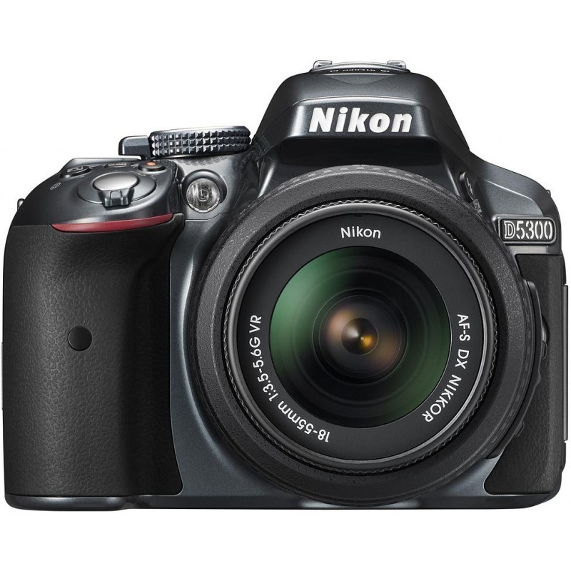 Nikon D5300 + 18-55 мм VR Kit, серый