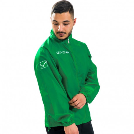 Givova vihmajope Rain Basico RJ001 0013 S, roheline