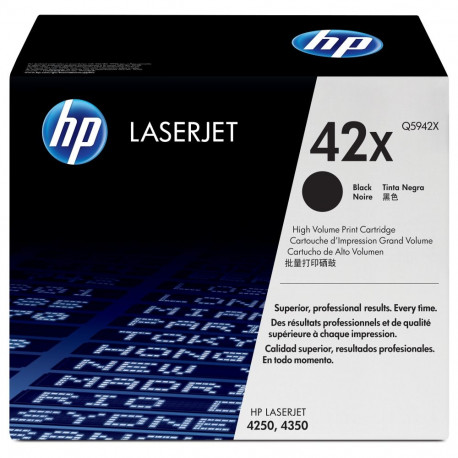 "HP Toner 42X Q5942X Schwarz"