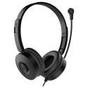 "Equip Stereo-Headset Wired mit Mikro USB-A 2.00m schwarz"