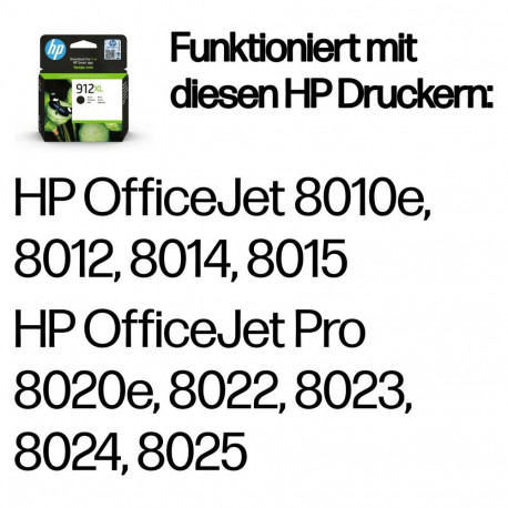"HP 912XL HIGH YIELD BLACK"