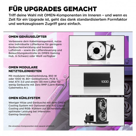 HP OMEN GT16-1470ng 35L mänguri lauaarvuti RYZ7 9800X3D/32GB/1TBSSD/RTX5070/W11Home