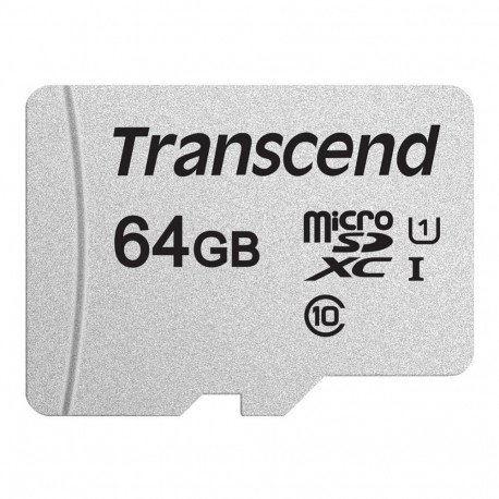 "CARD microSD Card 64GB Transcend SDXC USD300S (ohne Adapter)"