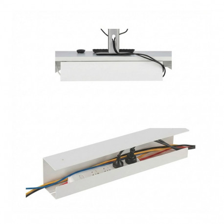 "VALUE Kabelkanal Untertischmontage weiss"