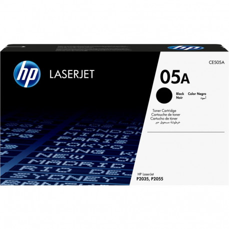 "HP 05A original LaserJet Toner cartridge CE505A black standard capacity 2.300 pages 1-pack Smart Pr