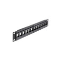 "Patchpanel Black 25,4cm"