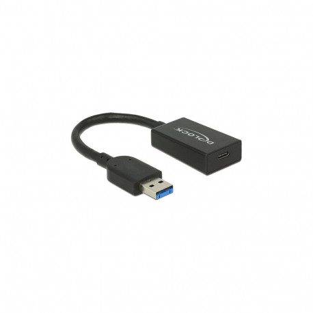 Delock USB3.1 A-pistik - USB Type-C pesa, aktiivne, must, 15 cm