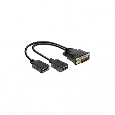 Adapter DMS-59 pistik > 2 x HDMI pesa 20cm