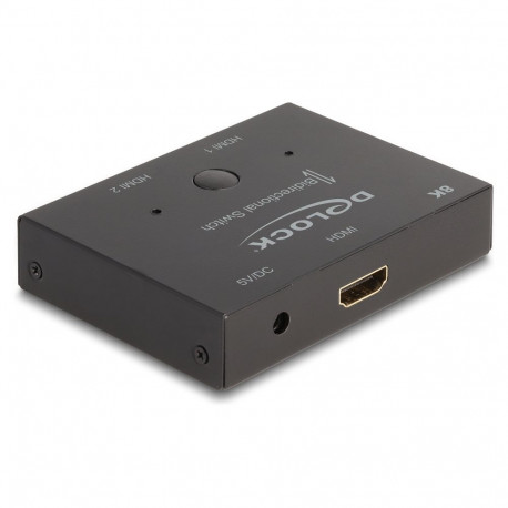 "DELOCK HDMI 2 - 1 Switch bidirektional 8K 60Hz"