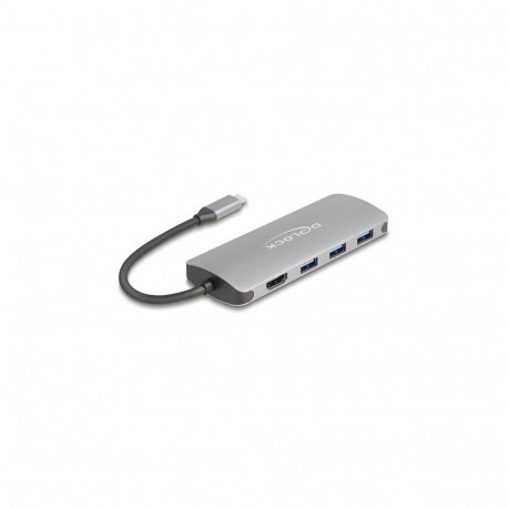 7 pordiga USB-jaotur 10 Gbps, 4K HDMI-väljund, USB Type-C™ ühendus ja PD 3.0 90W