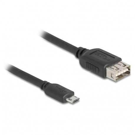 Delock USB 2.0 EASY USB Micro-B pistik - Typ-A pesa kaabel 0.5 m