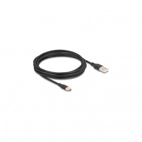"DELOCK USB 2.0 Kabel USB Typ-A St > USB Typ-C St 4m schwarz"