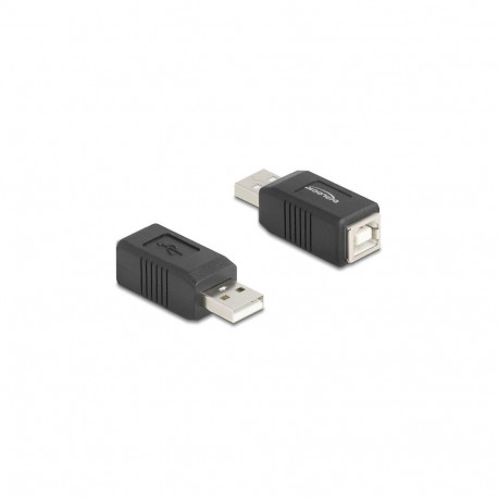 "DELOCK Adapter USB 2.0 A Stecker zu B Buchse"