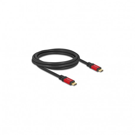 "USB 2.0 Kabel USB Type-C™ Stecker zu Stecker PD 3.1 240 W E-Marker 2 m rot Metall"