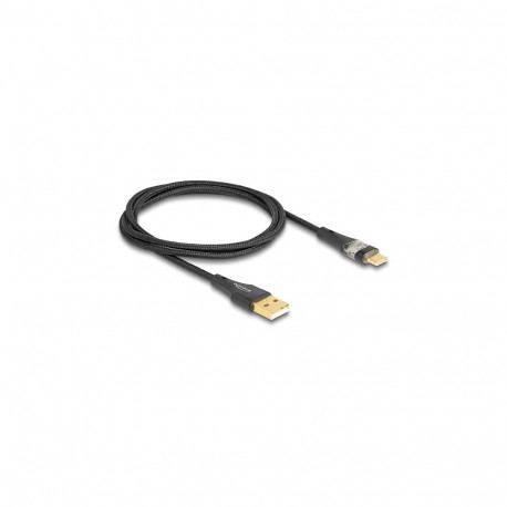 DELOCK USB 2.0 kaabel Type-A - USB Type-C 60 W 1 m