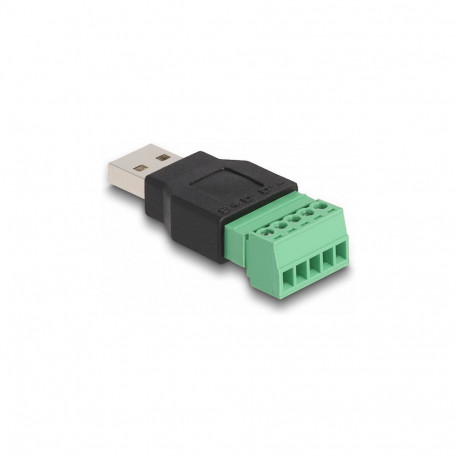 "DELOCK USB 2.0 Typ-A St. zu Terminalblock Adapter 2-teilig"