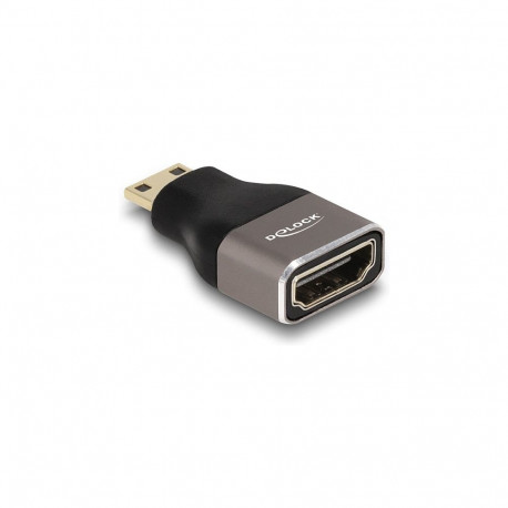 HDMI-adapter Mini-C pistik A-pessa 8K 60Hz, hall metall