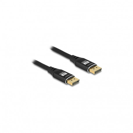 "DELOCK DisplayPort Kabel 8K 60 Hz 1m schwarz Metall"