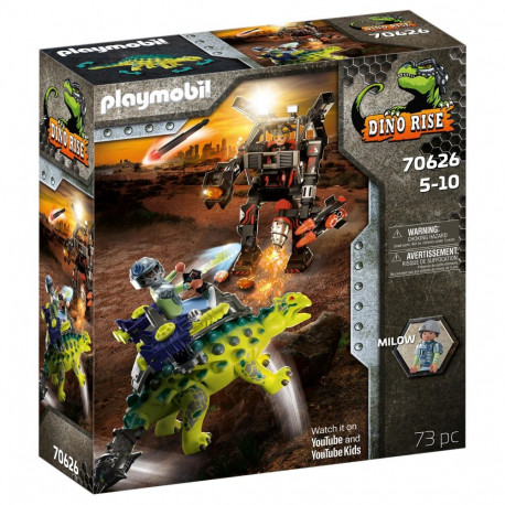 "playmobil - Dino Rise - Saichania: Abwehr des Kampfläufers"