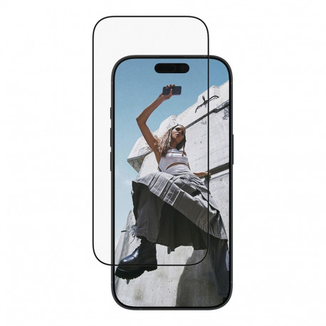 "Panzerglass SAFE. by PanzerGlass Screen Protector w. Black Frame iPhone 17 | iPhone 16 Pro | Ultra-