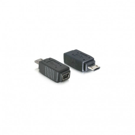 "Adapter USB micro-B Stecker zu USB Mini 5 Pin Buchse"