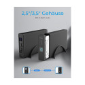 "3.2 2,5""+3,5"" SATA3 HDD/SSD USB Typ-C m.Hub"
