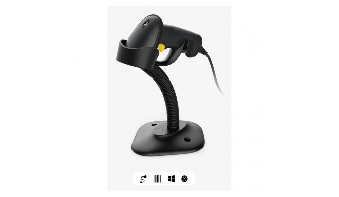 "inateck Barcodescanner 33 black [BCST-33_black]"