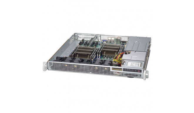 "Supermicro 1U 2x 2.5"" fixed drive 2x400W"