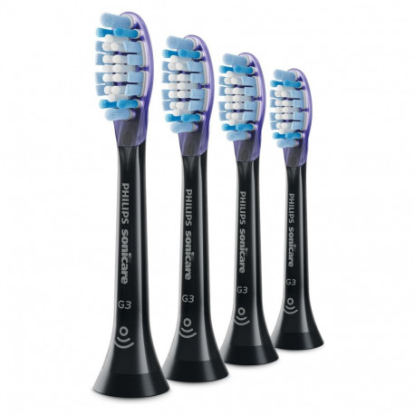 "Philips Zahnbürste Zubehör Sonicare Premium Gum Care - schwarz - 4er"