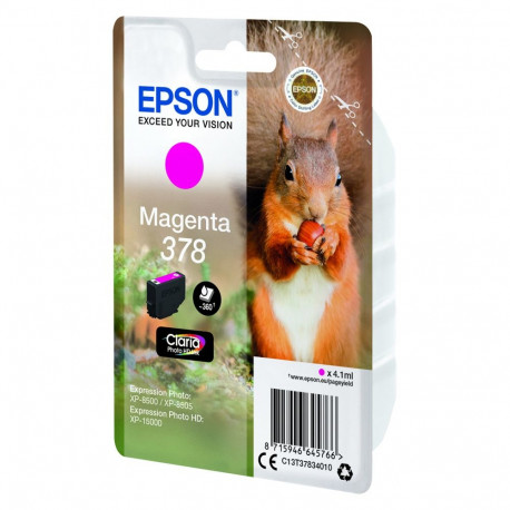 Epson 378 C13T37834010 magenta tint kuni 360 lehekülge