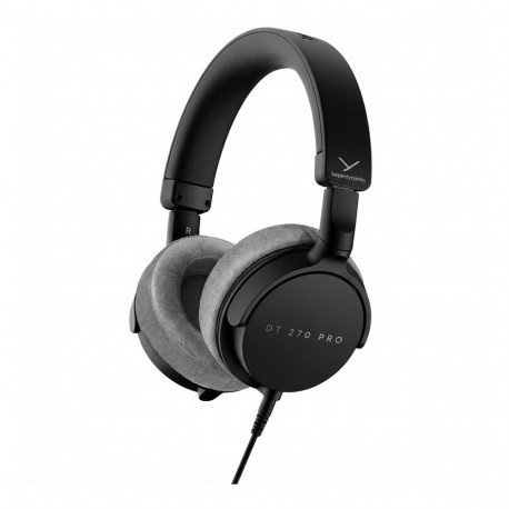 Beyerdynamic DT 270 PRO kompaktsed kõrvu ümbritsevad mustad stuudiokõrvaklapid