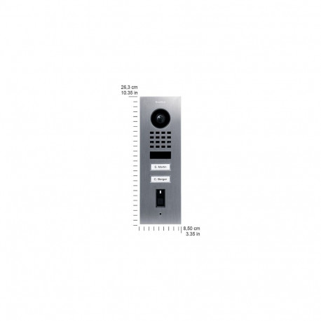 "DoorBird IP Video Türst. D1102FV Fingerpr. Edels. V2A, Unterpu"