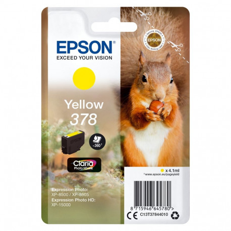 "Epson Tinte 378 C13T37844010 Gelb bis zu 360 Seiten"
