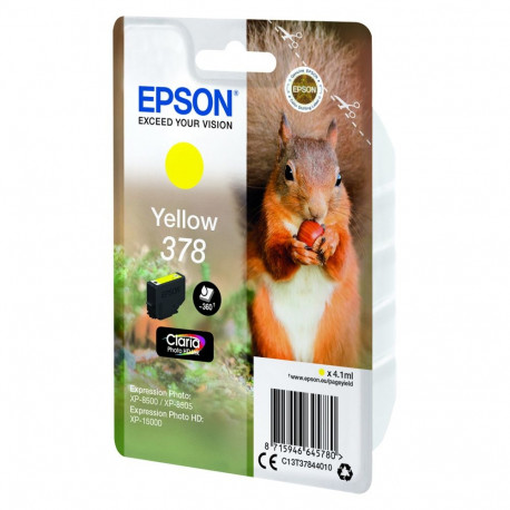 Epson 378 C13T37844010 kollane tint kuni 360 lehekülge