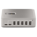 "StarTech 10-PORT USB-C HUB SELF-POWERED"