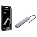 CONCEPTRONIC 7-1 dokkimisjaam USB-C->HDMI/USB-C/2xUSB-A/+ 25cm hall