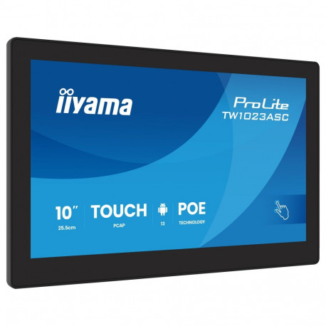 25,5cm/10,1" (1280x800) iiyama ProLite TW1023ASC-B3P 16:10 IPS 25ms 60Hz HDMI USB LAN PoE veebikaame