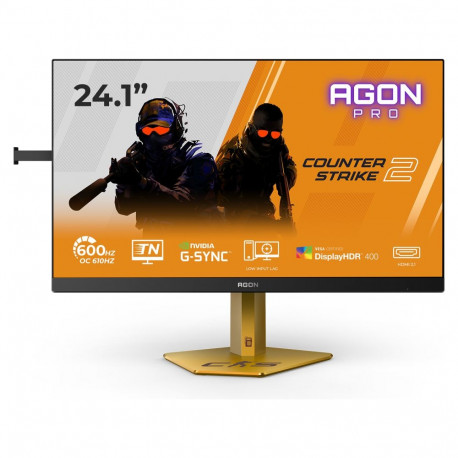 AOC Agon Pro CS24A 24-tolline Full HD mängurimonitor, 610Hz 0,5ms gtg, G-Sync, HDR400 (1920x1080, 2x