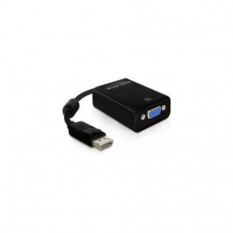 "DeLock DisplayPort 1.2 > VGA (ST-BU) Adapter Schwarz"